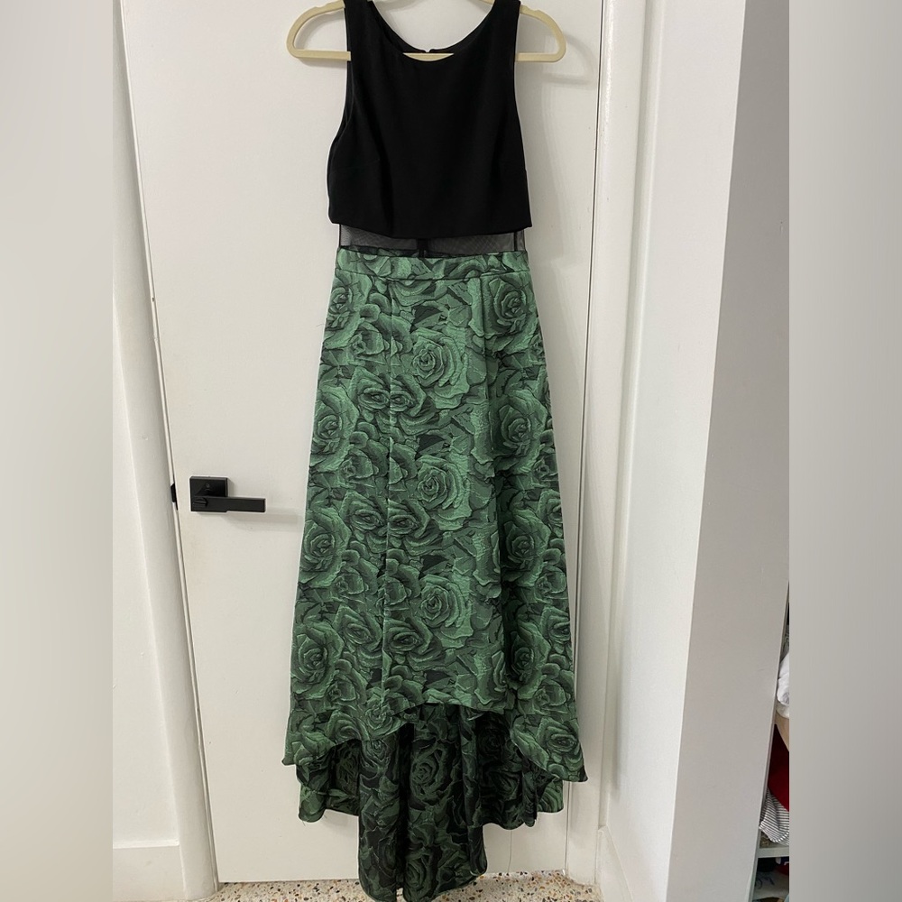 Betsy and Adam high-low evening gown